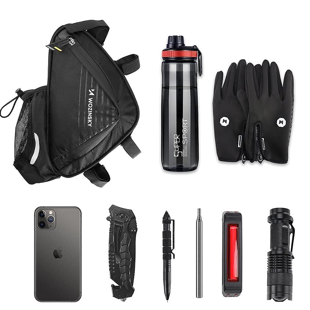 Wozinsky WBB23BK sacoche cadre vélo étanche porte-bidon