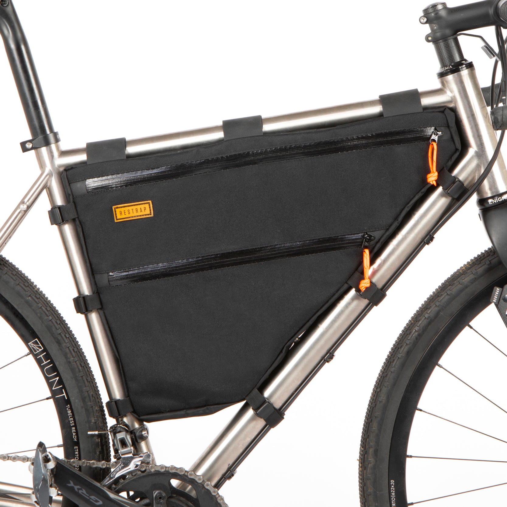 Restrap Custom Frame Bag sacoche cadre noir sur mesure