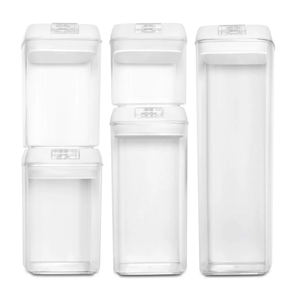 Basil Lot 5 Boîtes conservation sous vide sans BPA