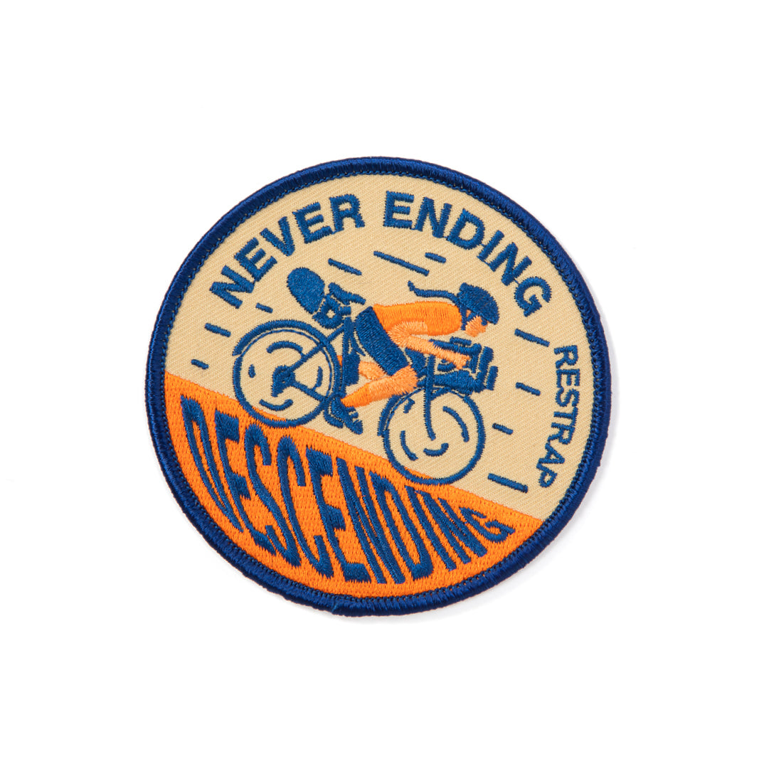 Restrap Accessories Patch Never Ending Descending 9 cm thermocollant