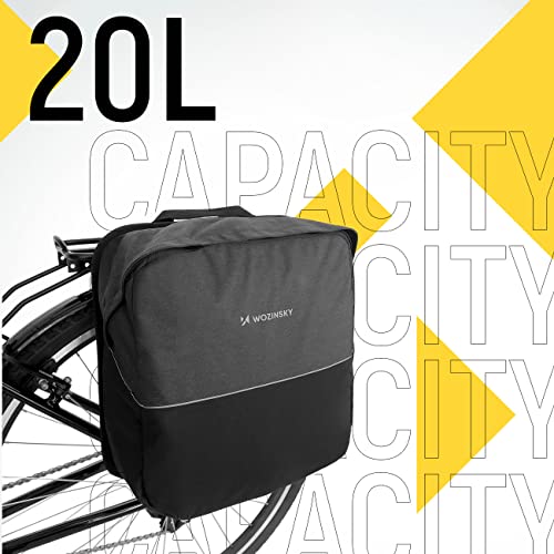 Wozinsky WBB32BK sacoche porte-bagages 24L noire