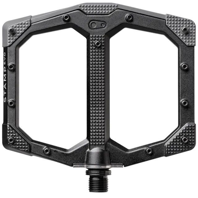 Crankbrothers Stamp EVO Large pédale plate noire alu