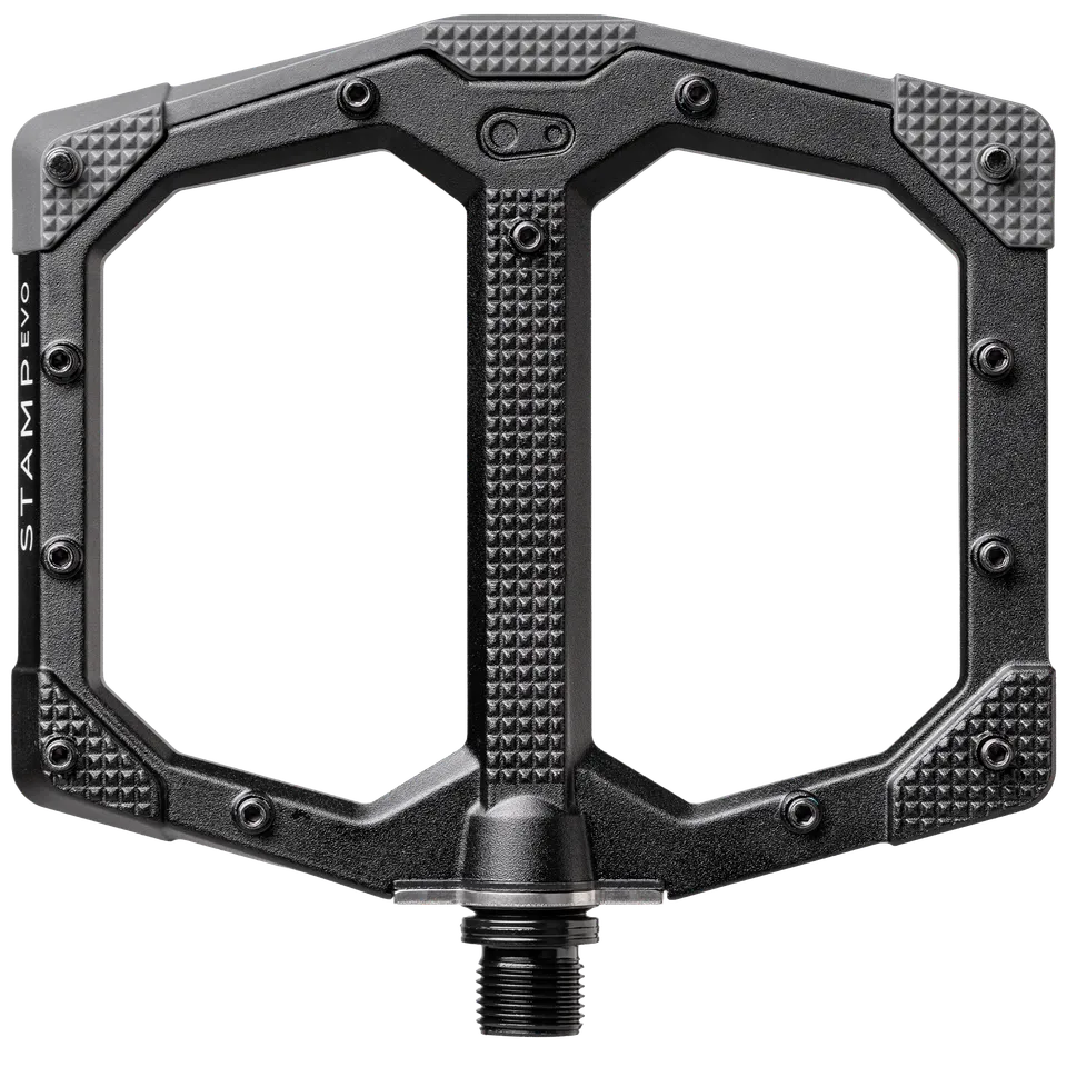 Crankbrothers Stamp EVO Large pédale plate noire alu