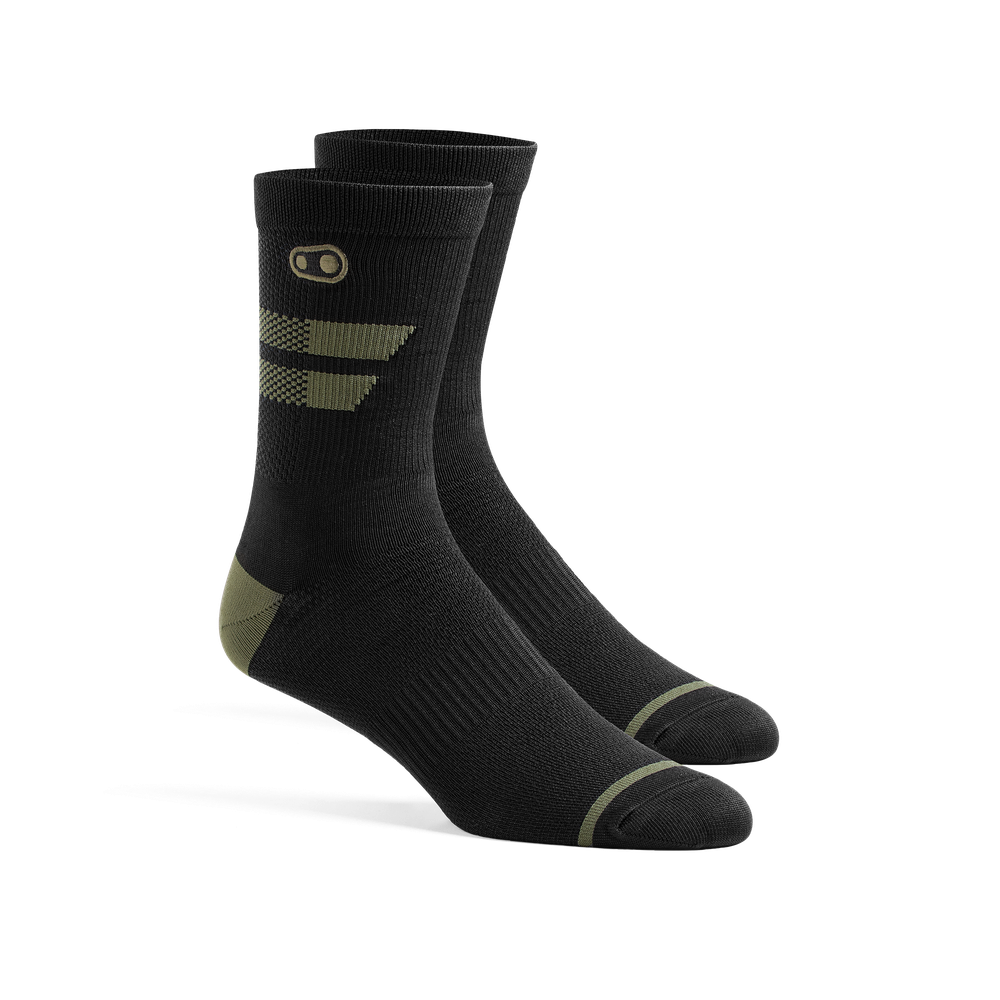 Crankbrothers Ranger chaussettes VTT noir vert L/XL