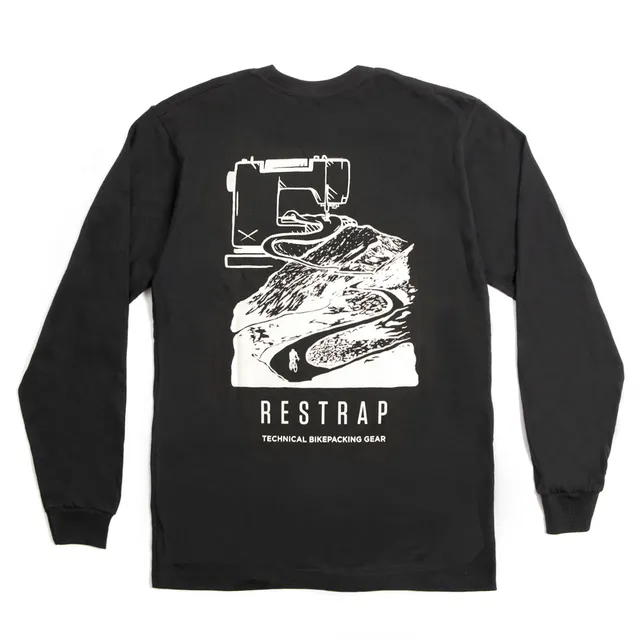 Restrap Clothing T-shirt Manches Longues Noir 100% coton