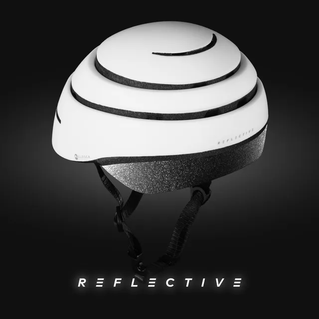 Closca Helmet Loop casque vélo blanc réfléchissant Taille M