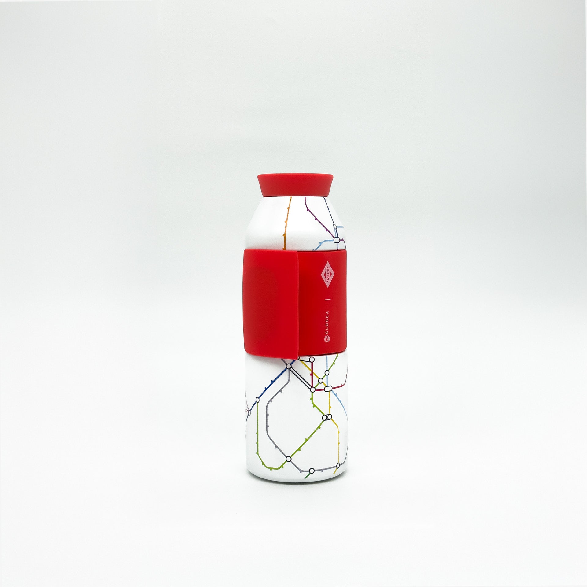 Closca Travel Madrid Red gourde isotherme 450ml inox