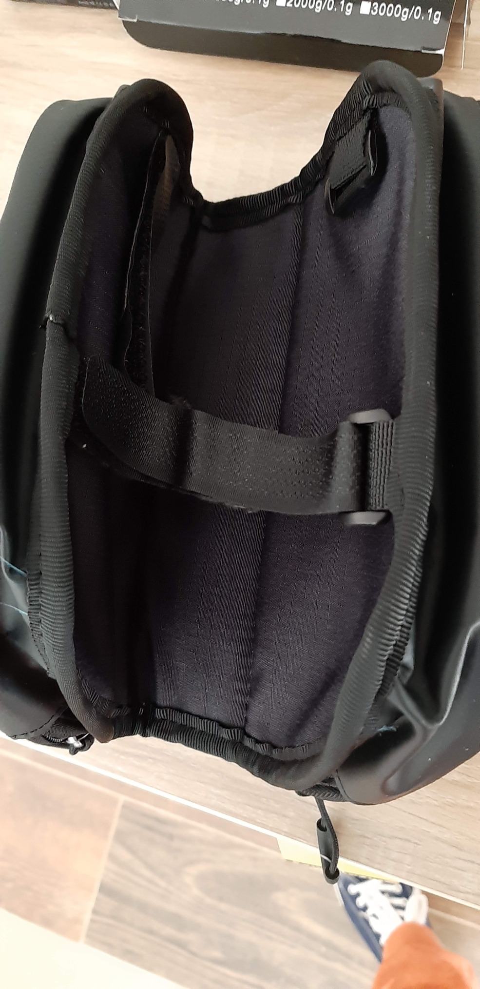 WOZINSKY Sacoches de cadre sacoche vélo noir téléphone