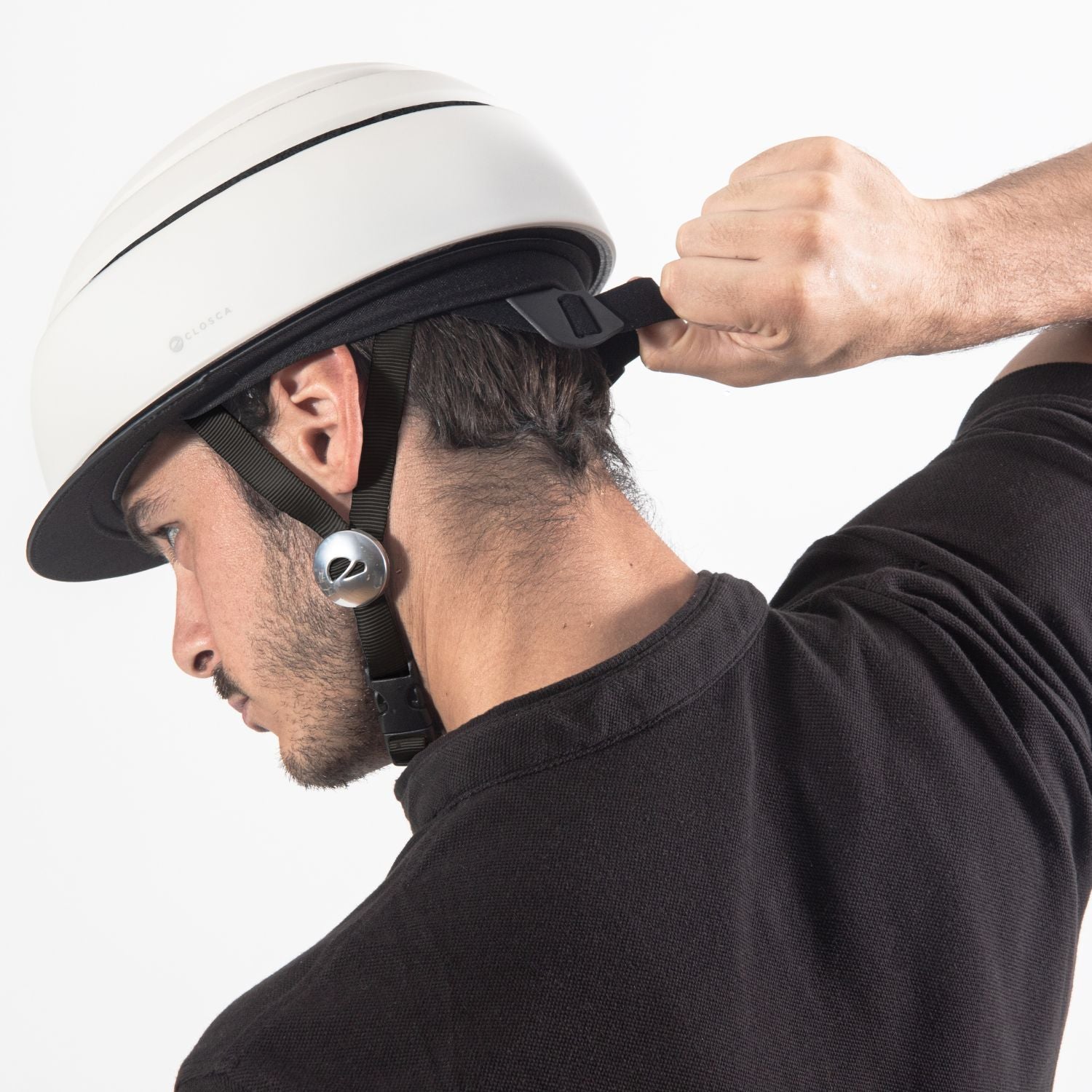 Closca Helmet Visor White casque vélo Medium blanc pliable