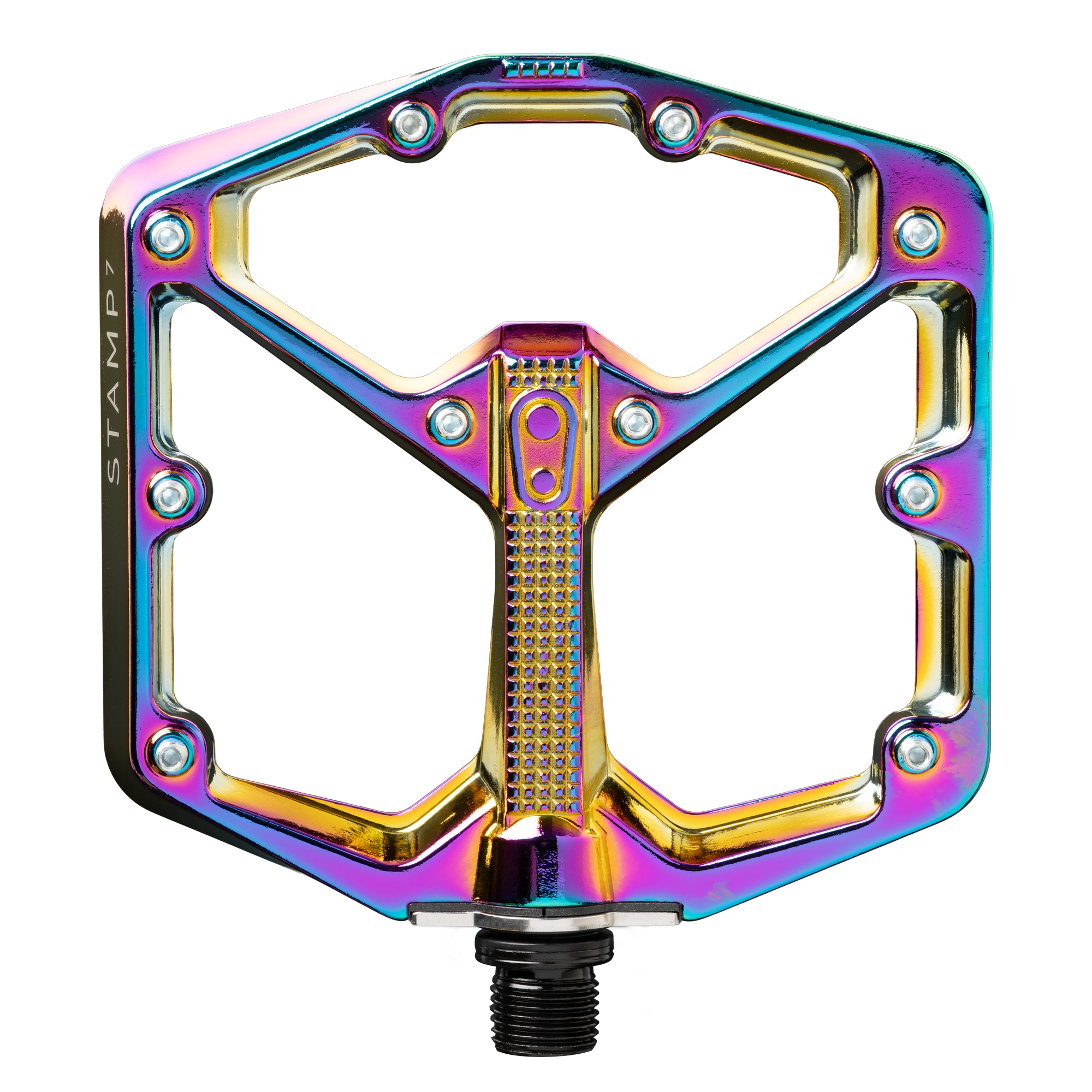Crankbrothers Stamp 7 Large Pédale Plate Oil Slick Alu 11mm