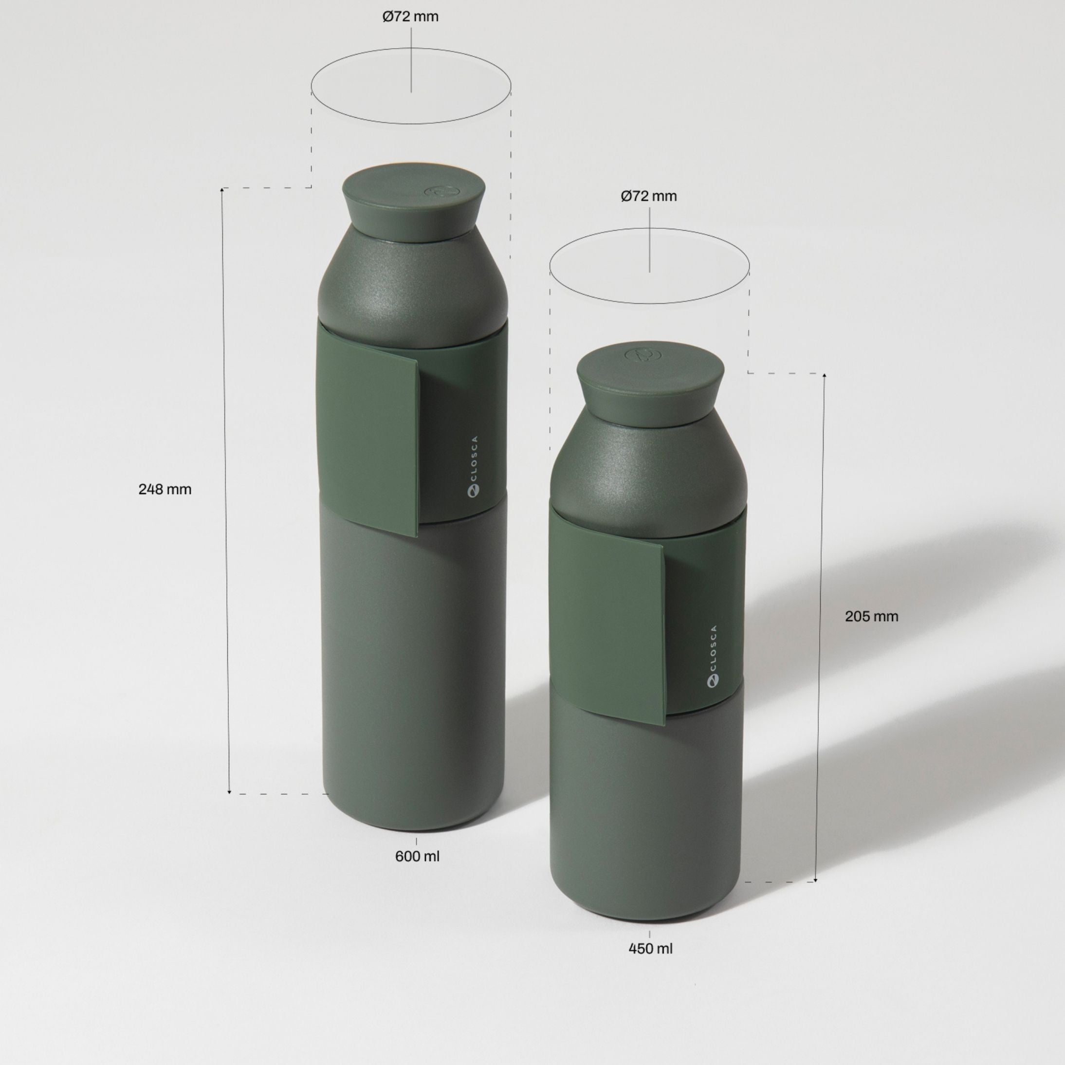 Closca Travel Amazonia Gourde Isotherme Inox 450ml